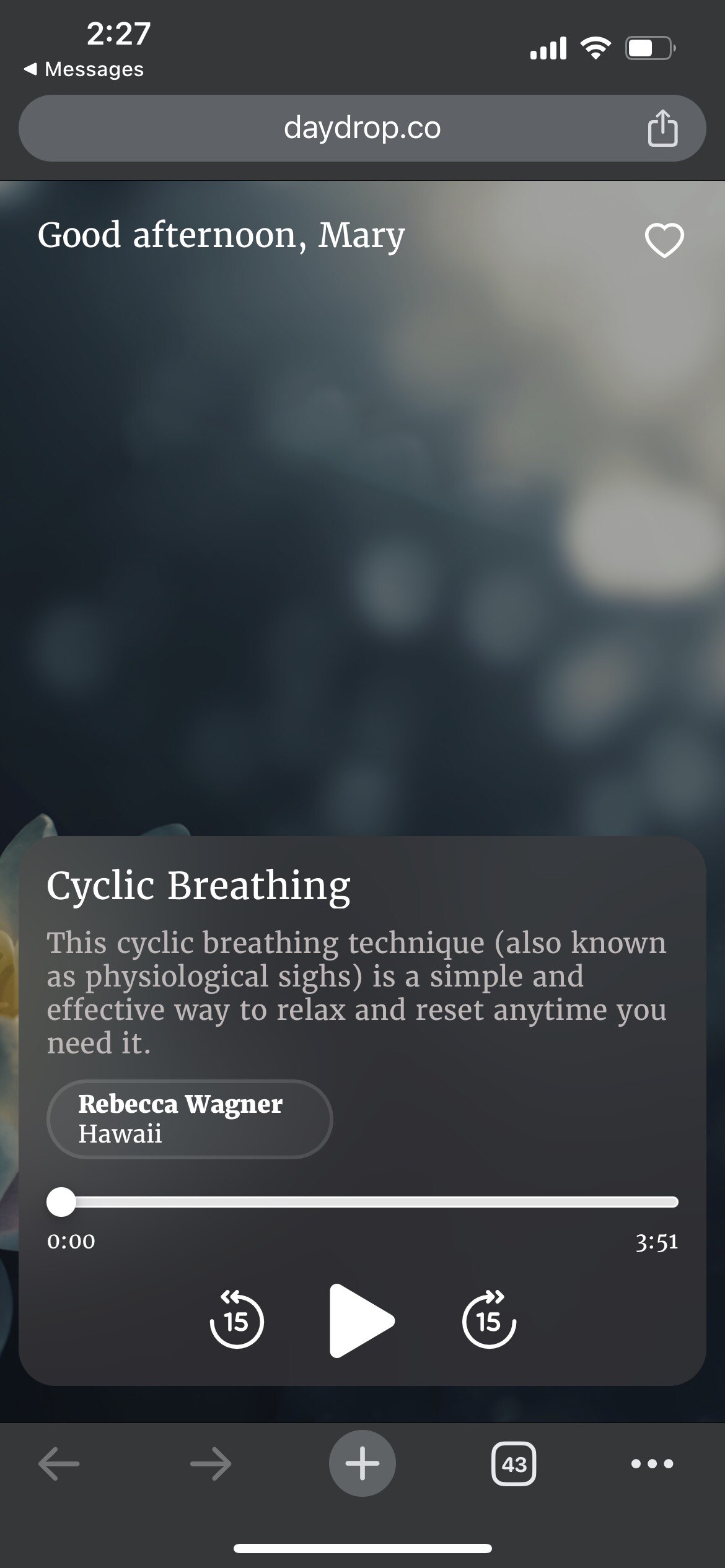 Phone Meditation Image